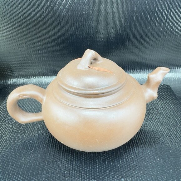 Vintage 1960s Yixing Zisha Clay Teapot RedWare Hand Made Marked Jug Tea Pot VTG - Picture 16 of 16